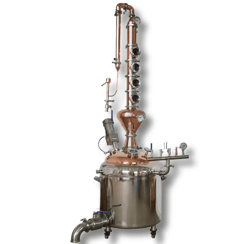 Copper moonshine still