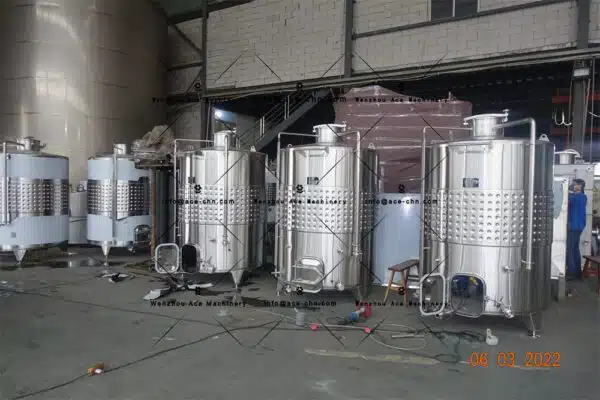 wine storage tanks