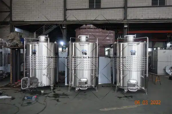 wine storage tanks